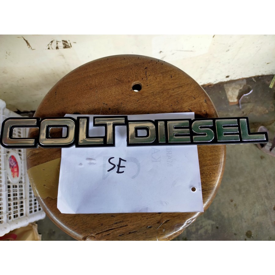 Emblem &quot;Colt Diesel&quot; Mitsubishi PS 100 120 125