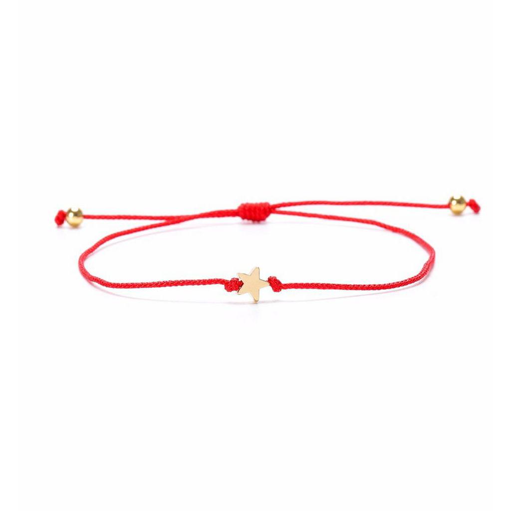 2Pcs Gelang Star And Heart Shape Tarik Ulur