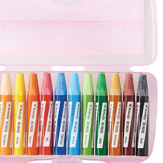 

Butterfly Crayon / Oil Pastels 12 Warna