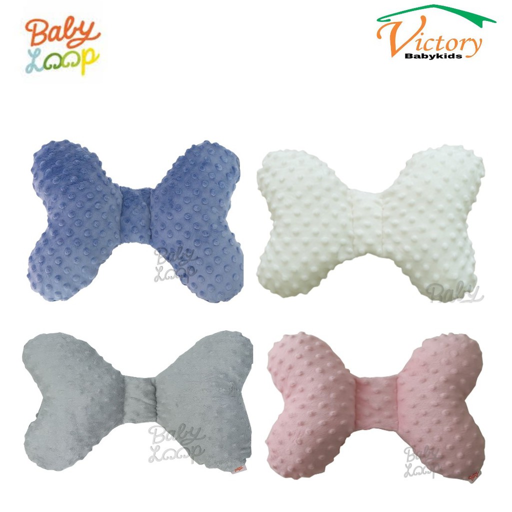 Baby Loop Bantal Stroller  Elephant Ears Minky Riley
