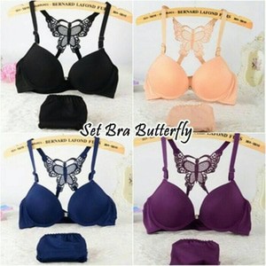 SET BRA Butterfly - Bra + CD Kupu-Kupu