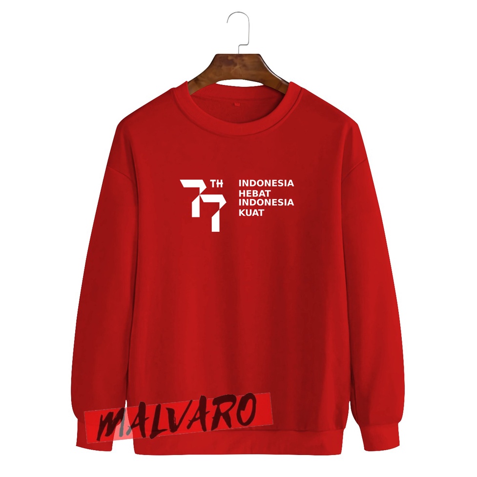 Crewneck HUT RI 77 2022 / Sweater 17 Agustus 1945 2022 / Sweater 17 Agustusan-3