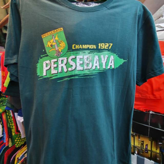 KAOS TSHIRT PERSEBAYA CHAMPION 1927 PREMIUM