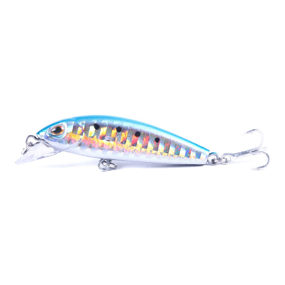 HENGJIA 1Pcs Sinking Minnow Umpan Fishing Lure Pancing Fishing Bait Swimbait 55mm/6.6g 3D Eyes