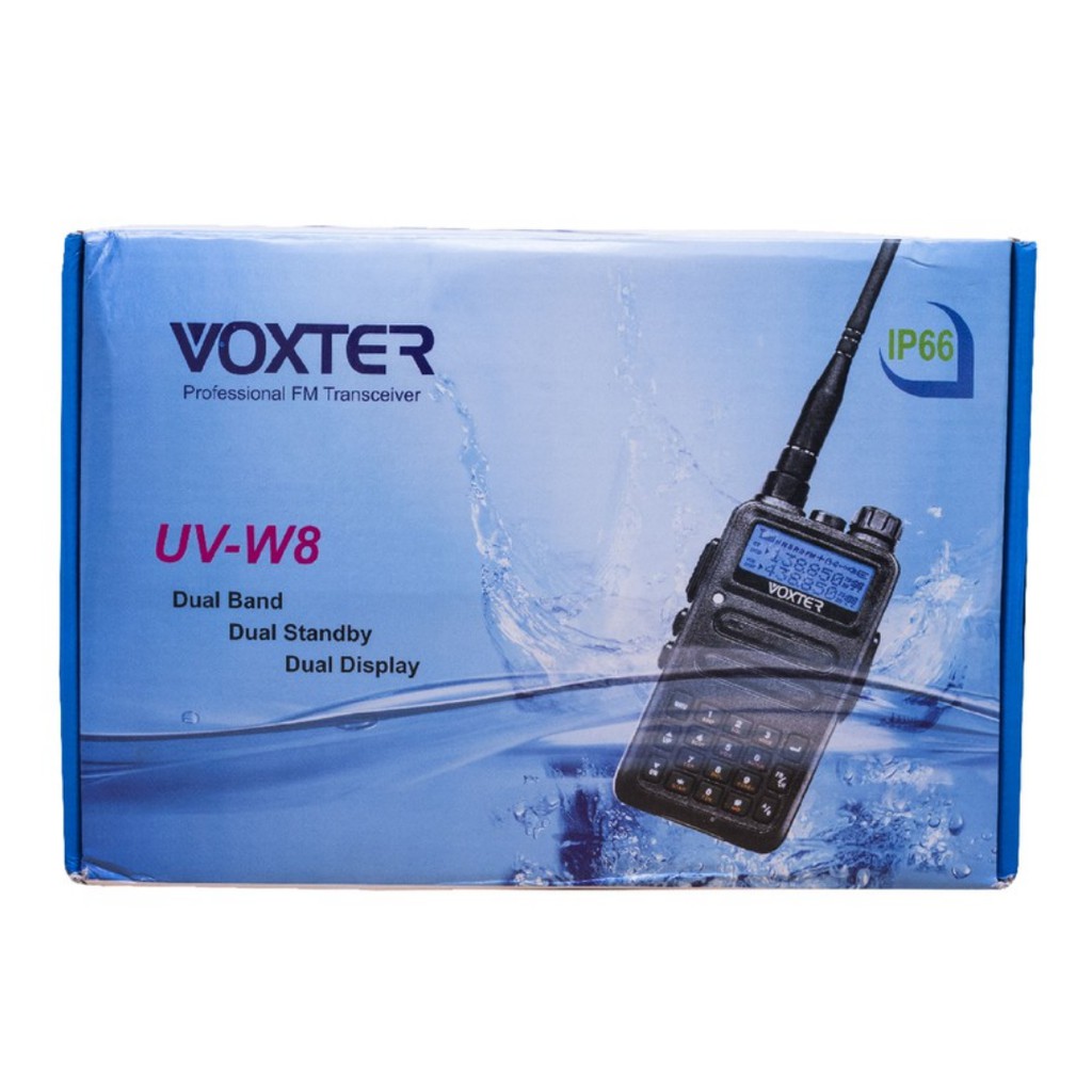 HANDY TALKY VOXTER UV-W8 UVW8 W8 DUALBAND NEW GARANSI RESMI POSTEL