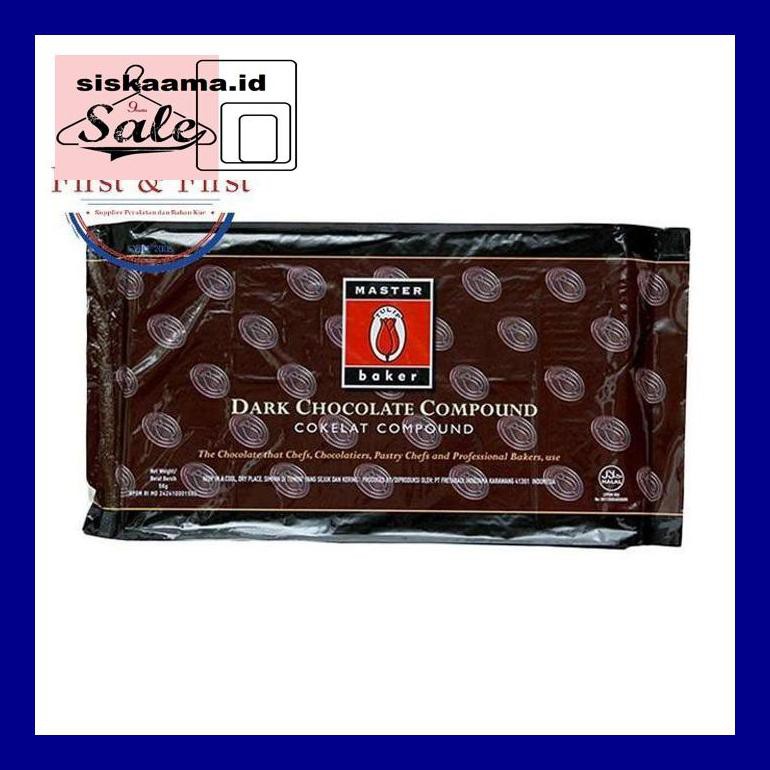 

A40D0Yh Coklat Tulip Master Baker Dark Chocolate Compound 5 Kg D50Tr40V