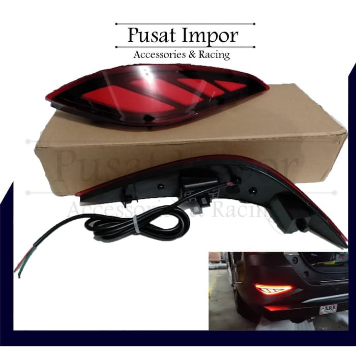 GROSIR MURAH AKSESORIS MOBIL  Lampu Reflektor Bumper Lampu Mata Kucing Toyota All New Rush 2018