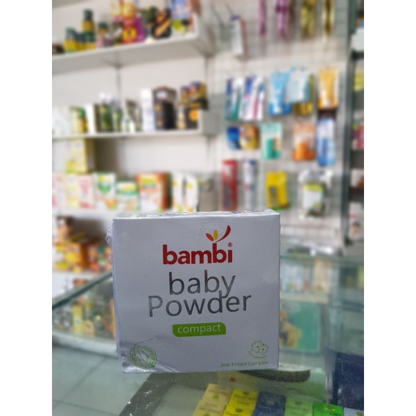 Bambi Baby Powder Compact 40 g / Bedak Bayi / Bedak Bambi