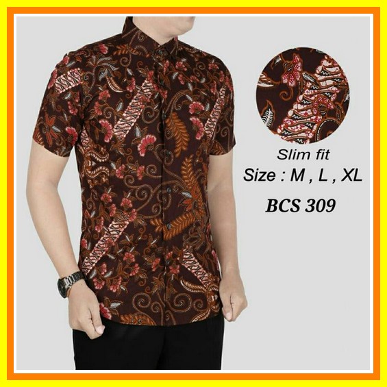 Kemeja Batik Kemeja Formal Kemeja Kerja Batik Batik Lamaran Batik Kondangan Elegan Batik Lengan Pend