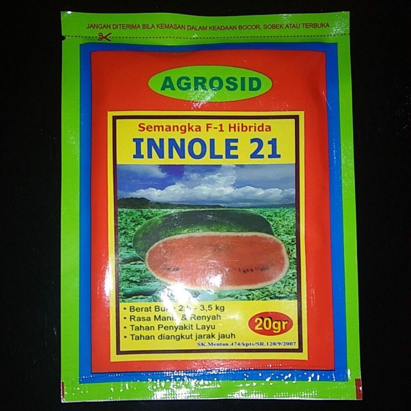 Semangka Innole merah 21 Agrosid @ 20 Gram