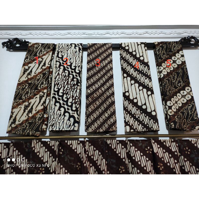 Kain Jarik Batik Cap Sogan Jogja Klasik Motif Parang