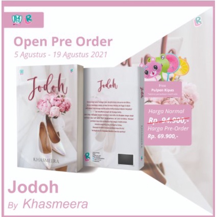 

Buku Novel Jodoh novel original by Khasmeera B4PER Penerbit LovRinz