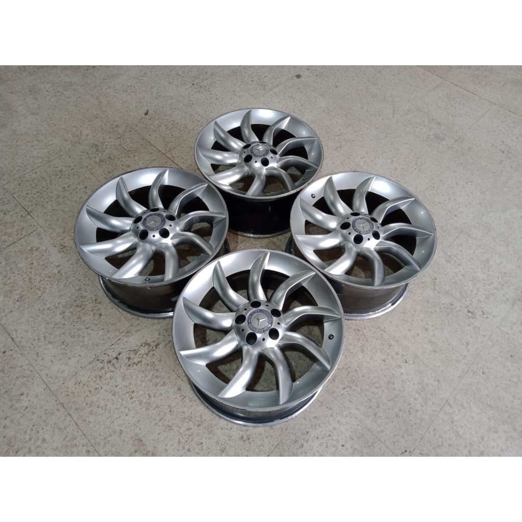 velgmobil bekas ring 18x8,5 pcd 5x112 seken bekas mercy merk carlson