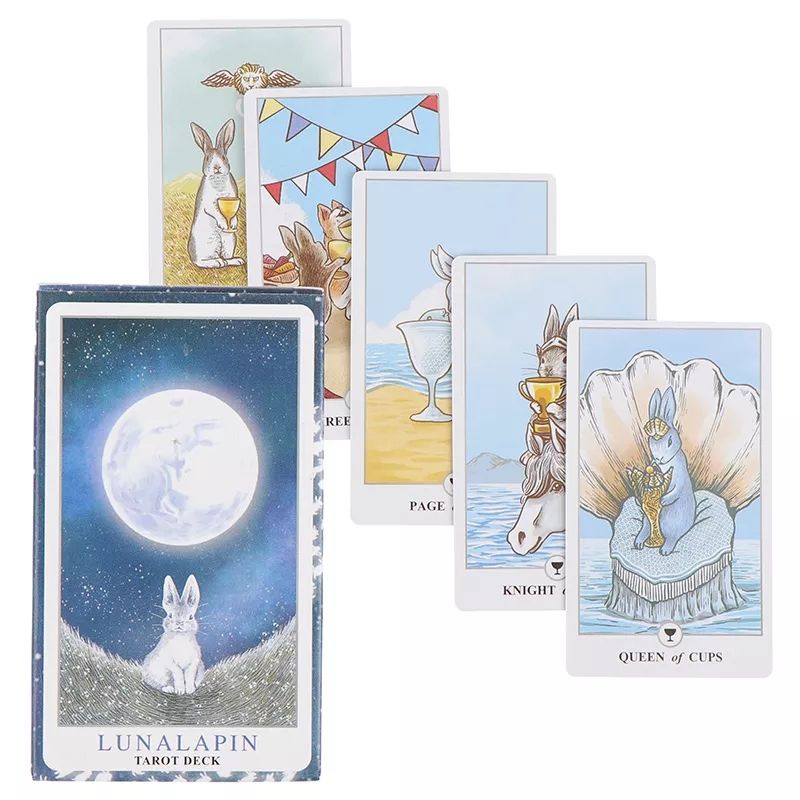 Lunalapin Rabbit Tarot 12x7cm include guide paper