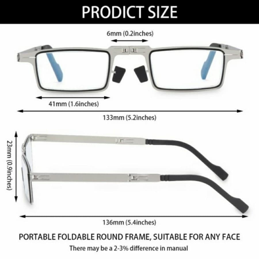 Ultra Light Titanium Reading Glasses