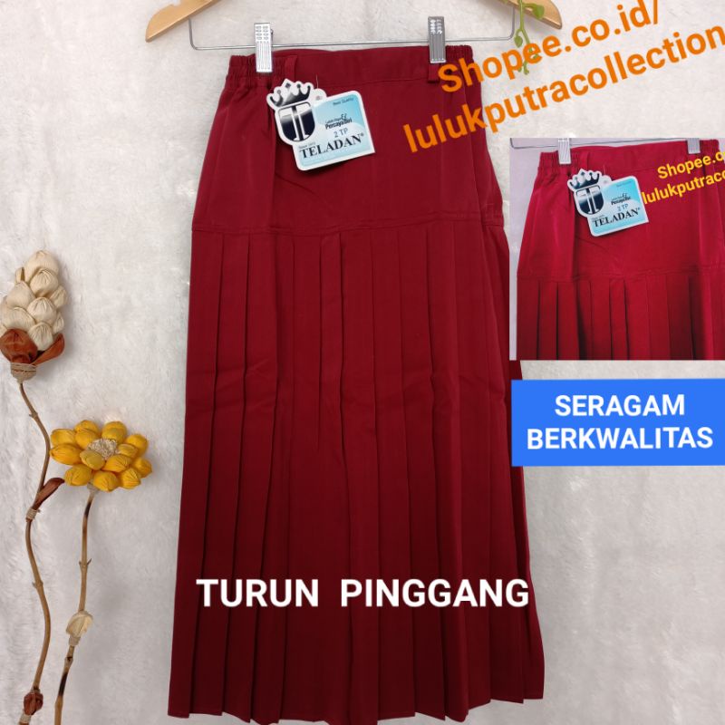 

SERAGAM TURUN PINGGANG MERK TELADAN/ROK TURUN PINGGANG MERK TELADAN/SERAGAM MERAH/ROK PLISIR/SERAGAM SD/SERAGAM SD PEREMPUAN/SERAGAM SEKOLAH/SERAGAM SD/SERAGAM TELADAN/ROK PLISIR MERAH