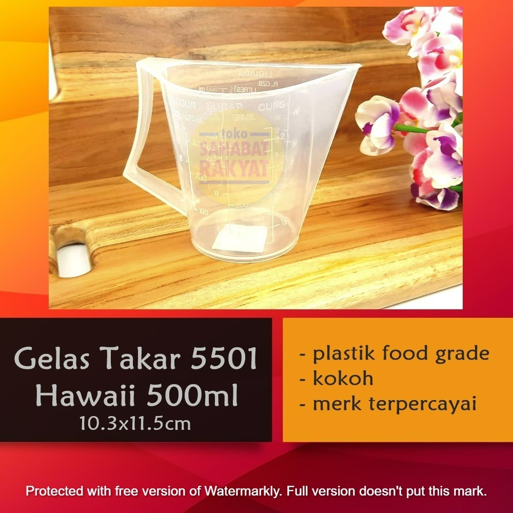 RML382K CMR-Gelas Takar 5501 Hawaii 0.5 Ltr