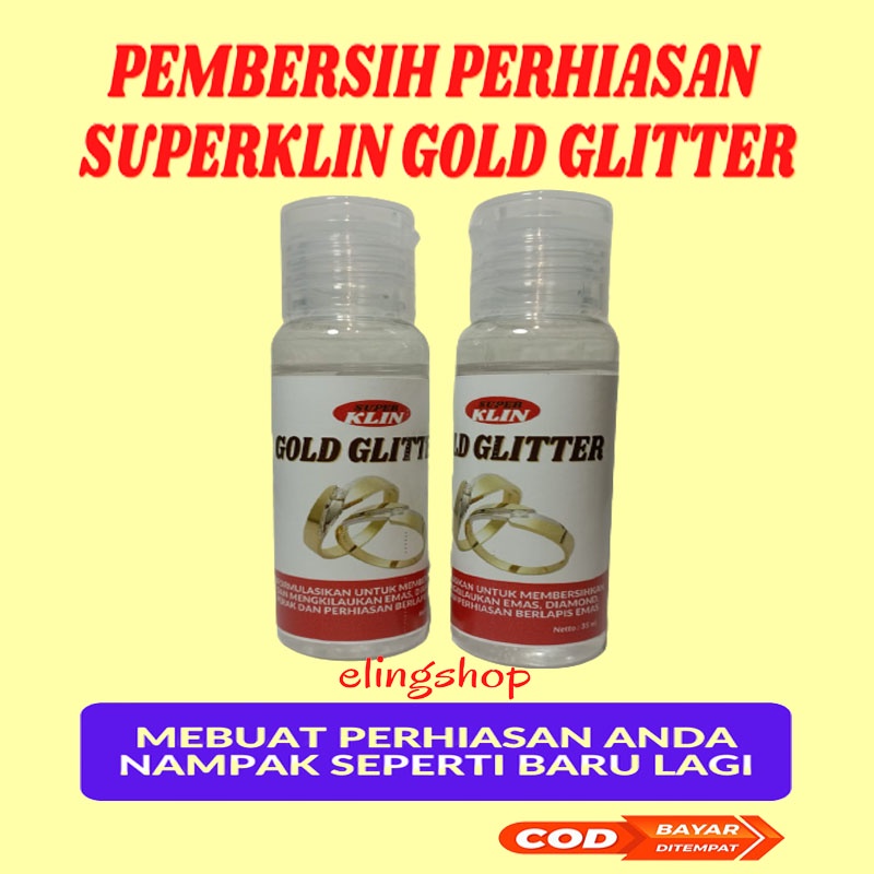 Paket 3 Botol Cairan Pembersih Pengkilap Mengkilaukan Perhiasan Emas Perak Silver Diamond 35 ml