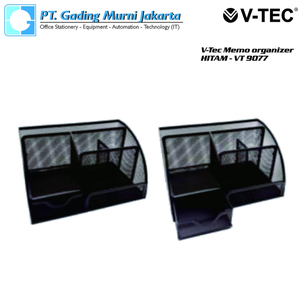 

V-TEC Memo Organizer Hitam Type VT-9077