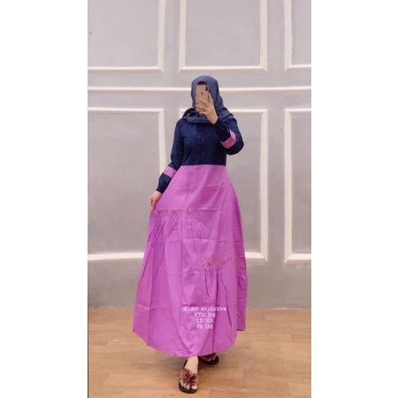 Gamis Inayah exclusive / Gamis katun HQ / Replika Inayah
