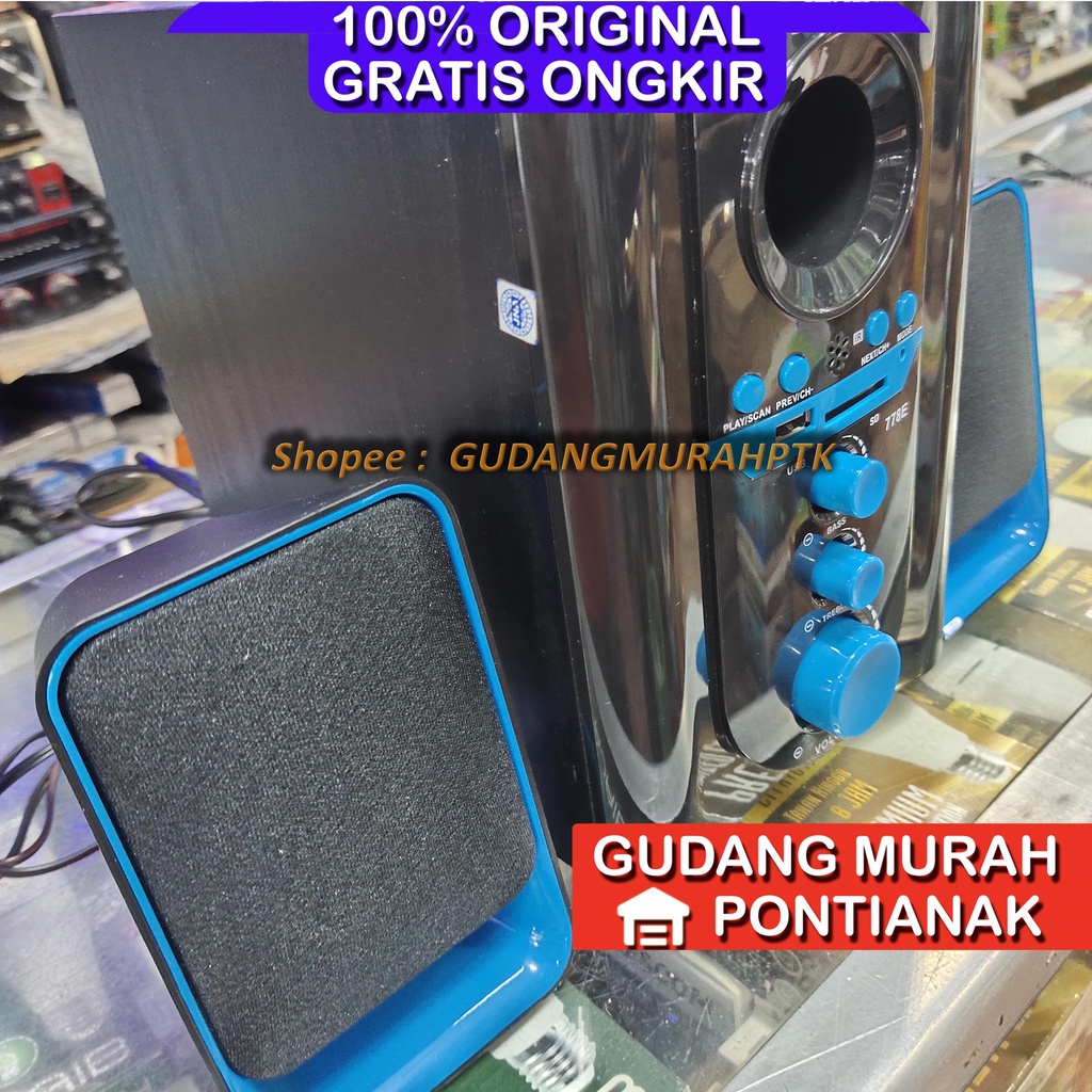 Speaker Bluethoot Teckyo Produk By GMC Multimedia 778E