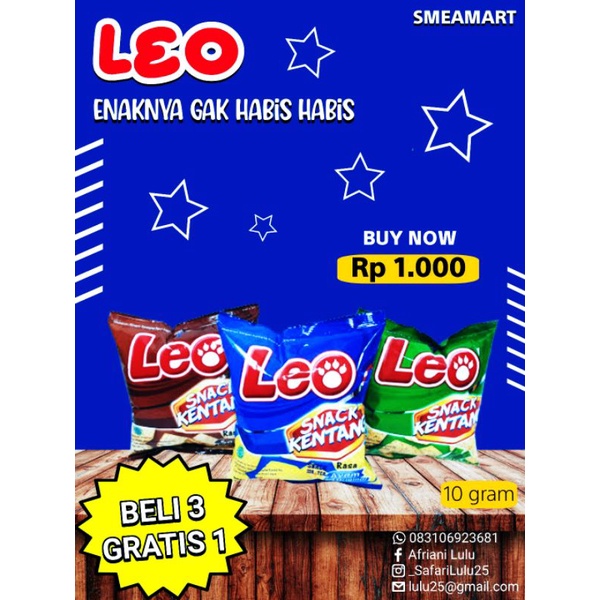

Leo snack kentang