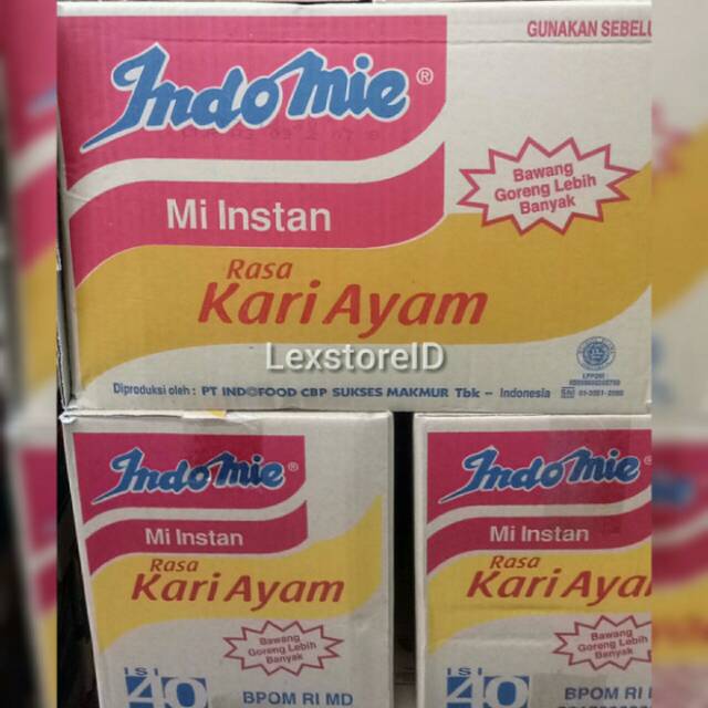 

indomie kari ayam 1 dus (isi 40 pcs)