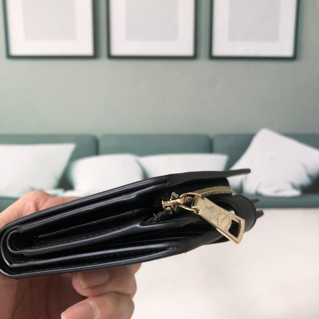 (SameDay Grab) 53562 53436 COACH Ladies folding purse card bag pocket wallet