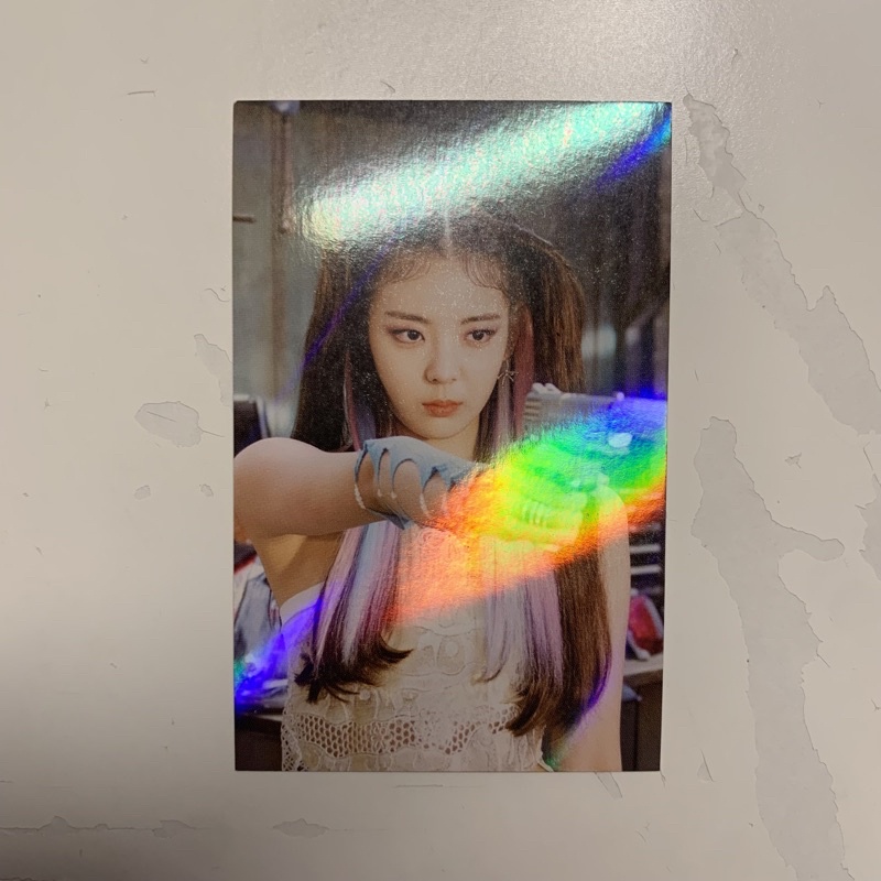 ITZY Lia not shy withdrama benefit photocard pc