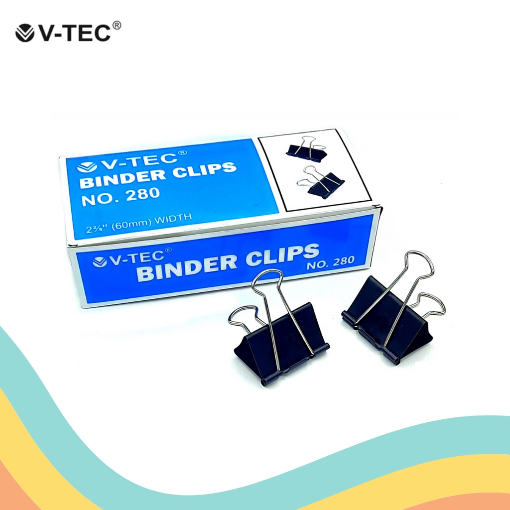 

BINDER CLIP V-TEC 280 (1 BOX)