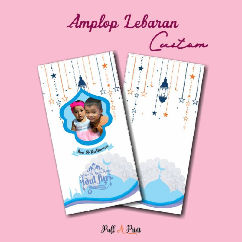 

amplop lebaran custom foto bebas request