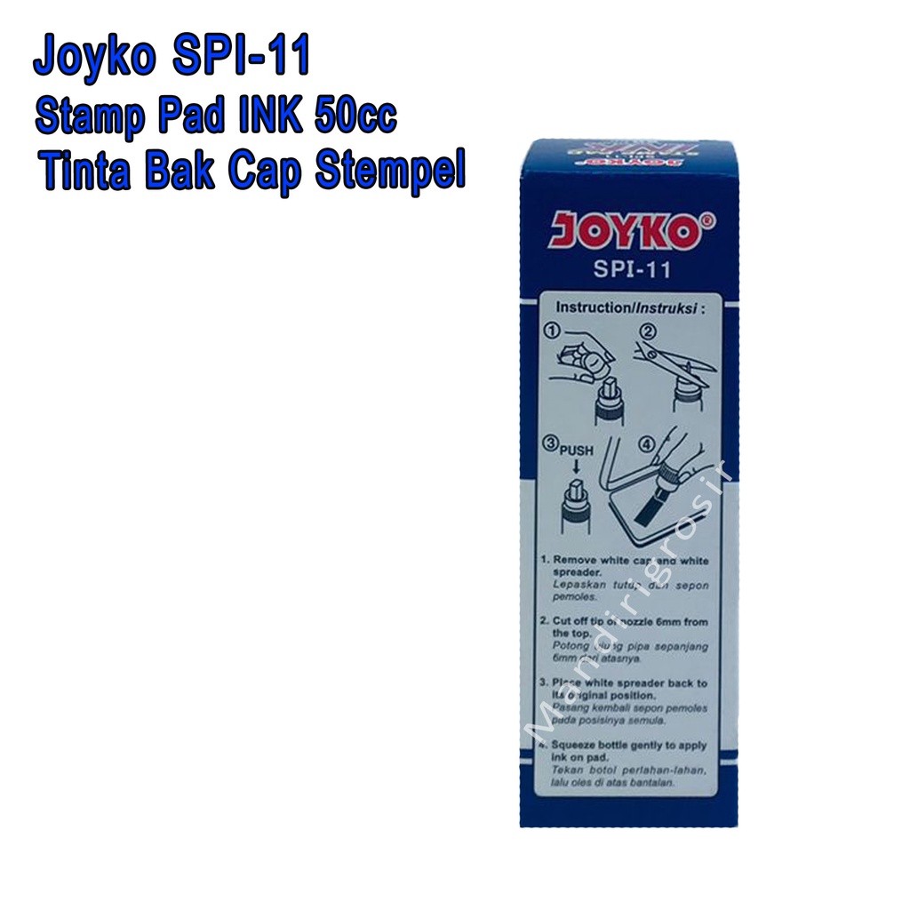 Joyko * Stamp Pad INK * Tinta Bak Stempel * SPI-11 50cc