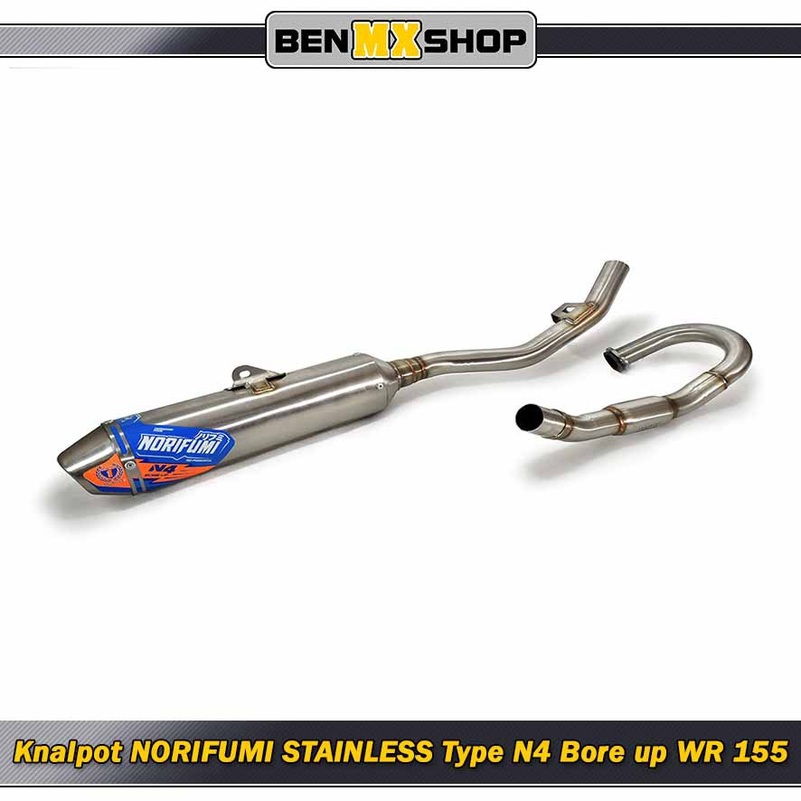 Knalpot NORIFUMI STAINLESS  Type N4 Bore up  WR 155