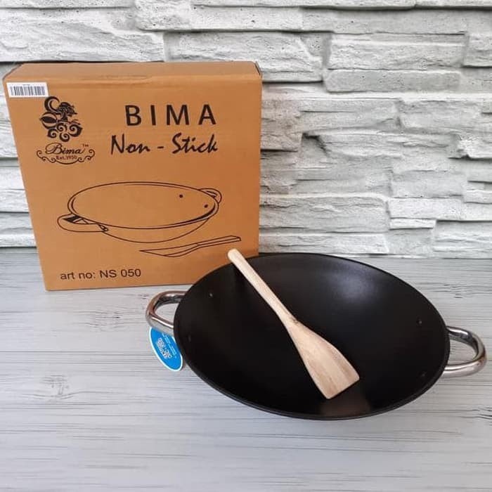 BIMA NS 050/051 WAJAN BESI BIMA 30 CM / 40 CM ANTI LENGKET