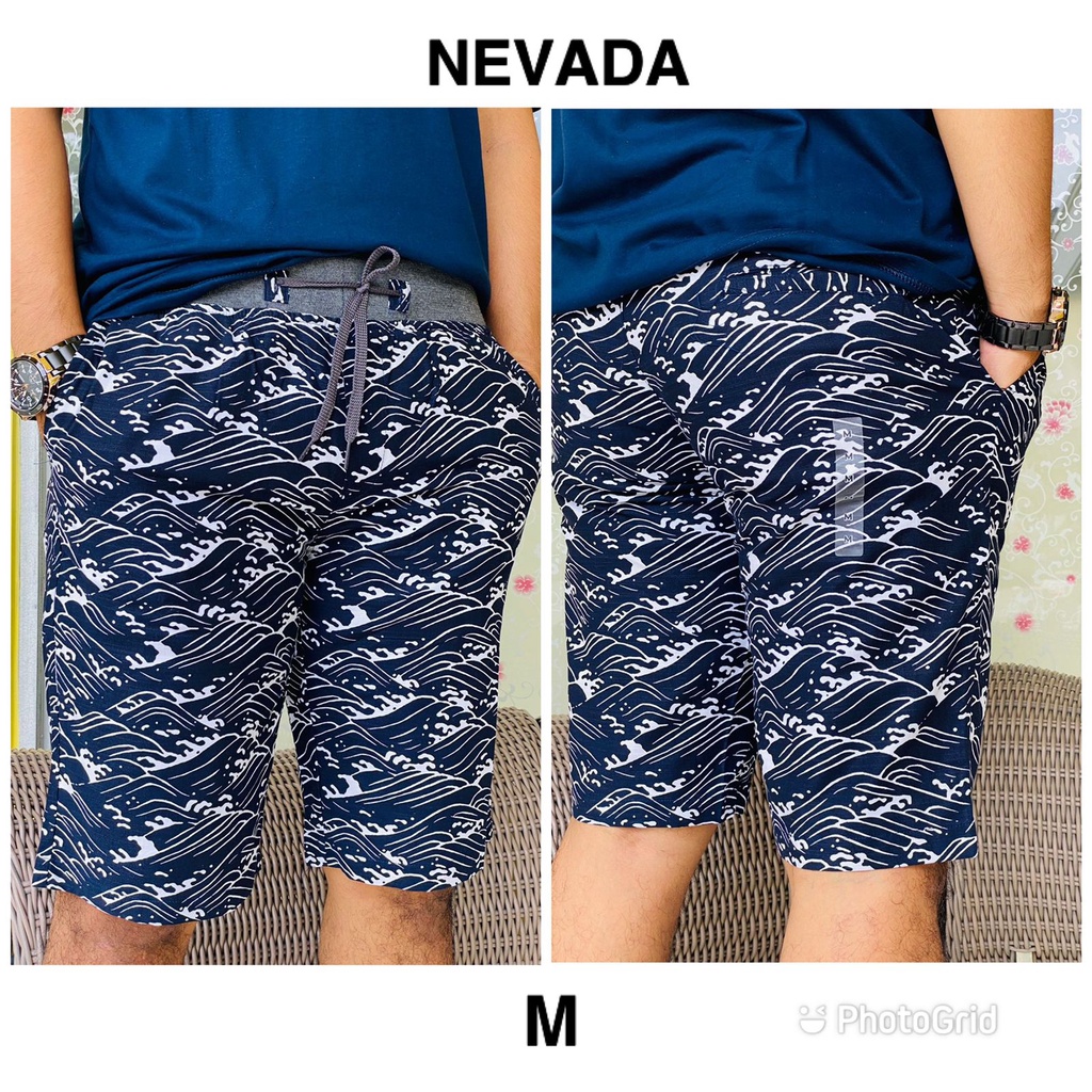 celana nevada motif navy