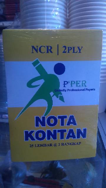 Buku Nota Kontan Kecil 2 Ply NCR / nota kontan 2 rangkap kecil PPER dobel tembus