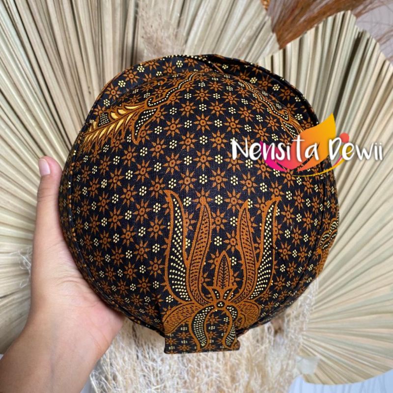 Blangkon Solo Jarik - Motif Truntum Merak