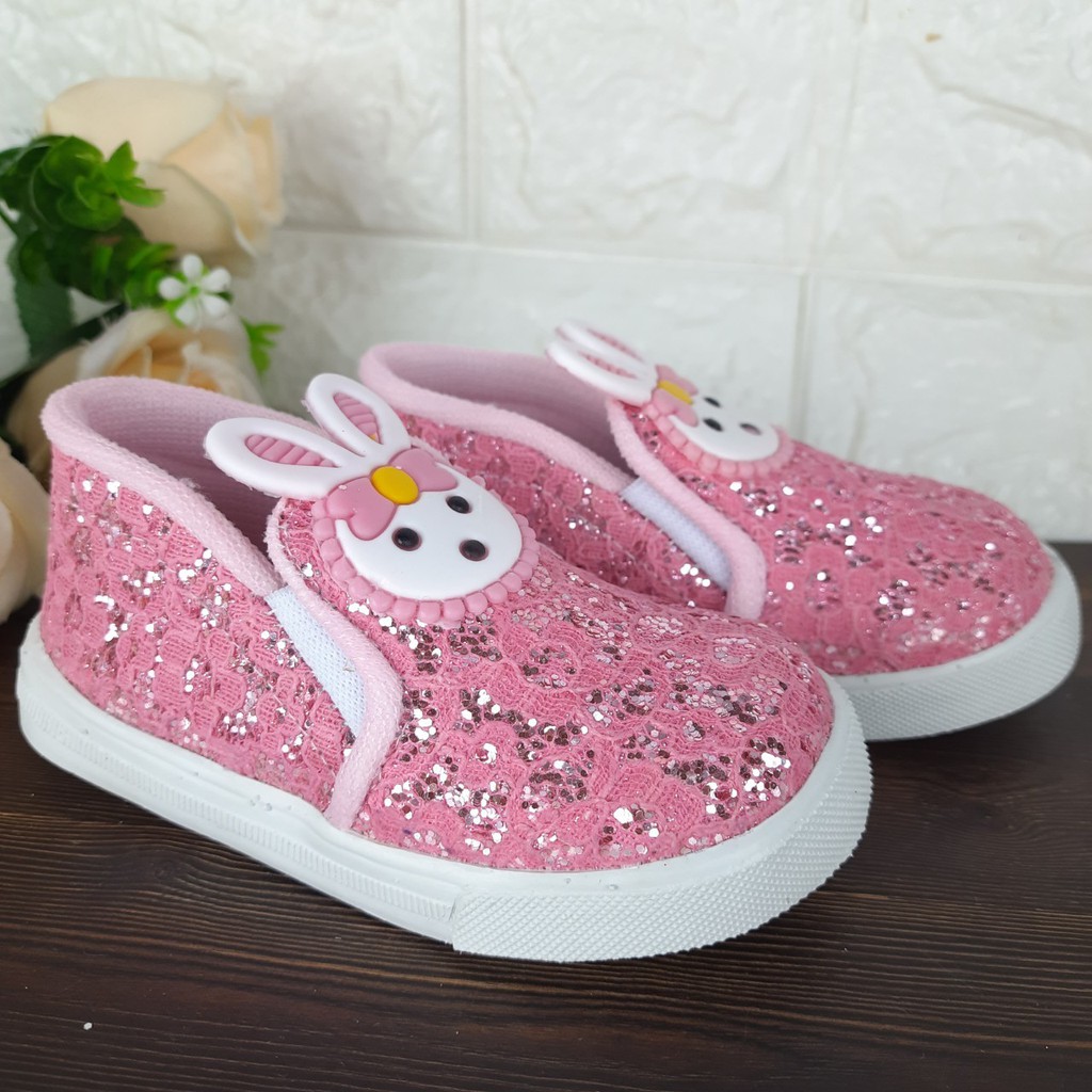 [TAMAN SEPATUKU] SEPATU TRENDY MURAH BRUKAT KARET KELINCI USIA 1-6 TAHUN CAX25