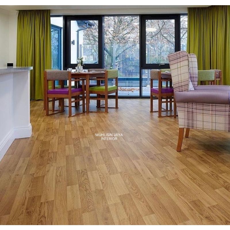 Lantai Vinyl Roll KOREA Tebal 0,7mm Lebar 2 meter