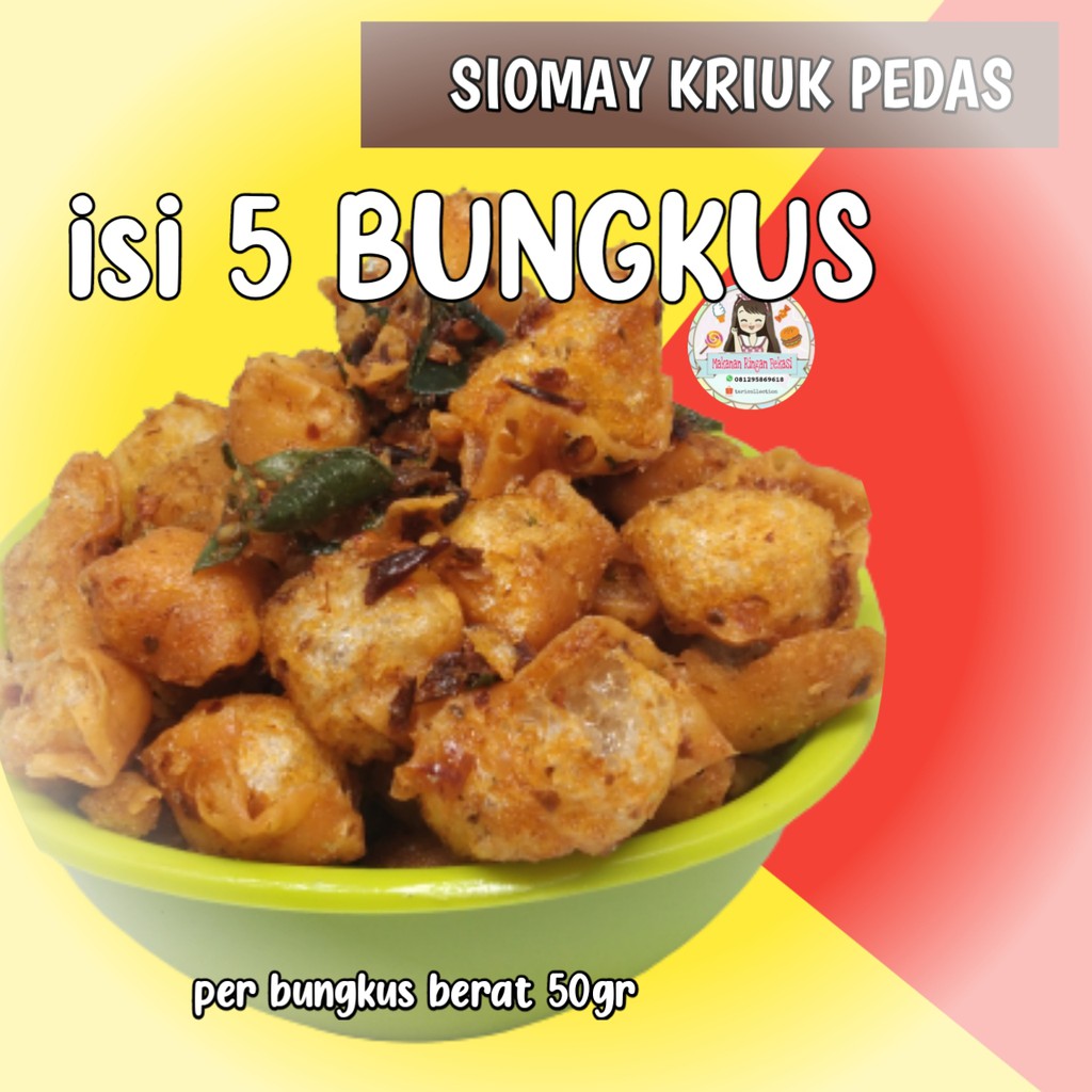 

SIOMAY PEDAS BUMBU BASAH isi 5 BUNGKUS
