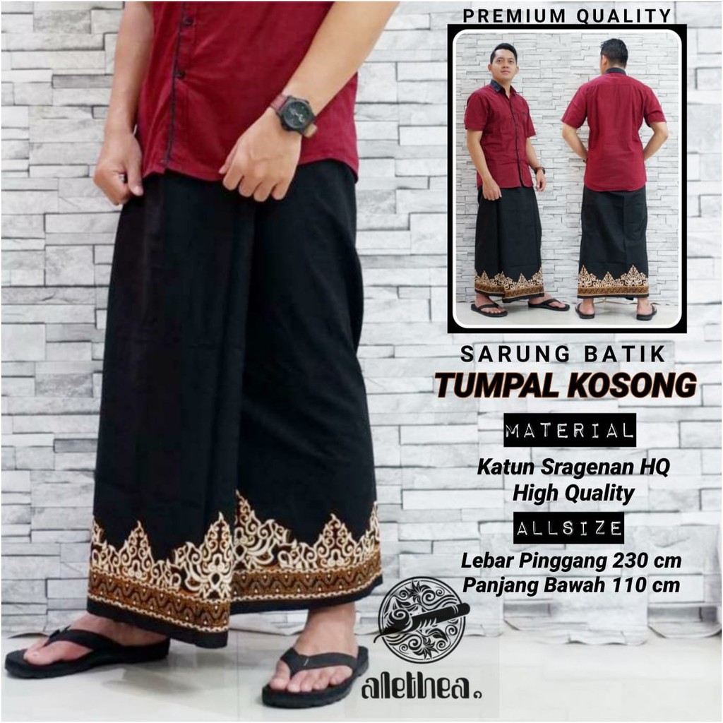 TUMPAL KOSONG Sarung Batik Pria Alethea