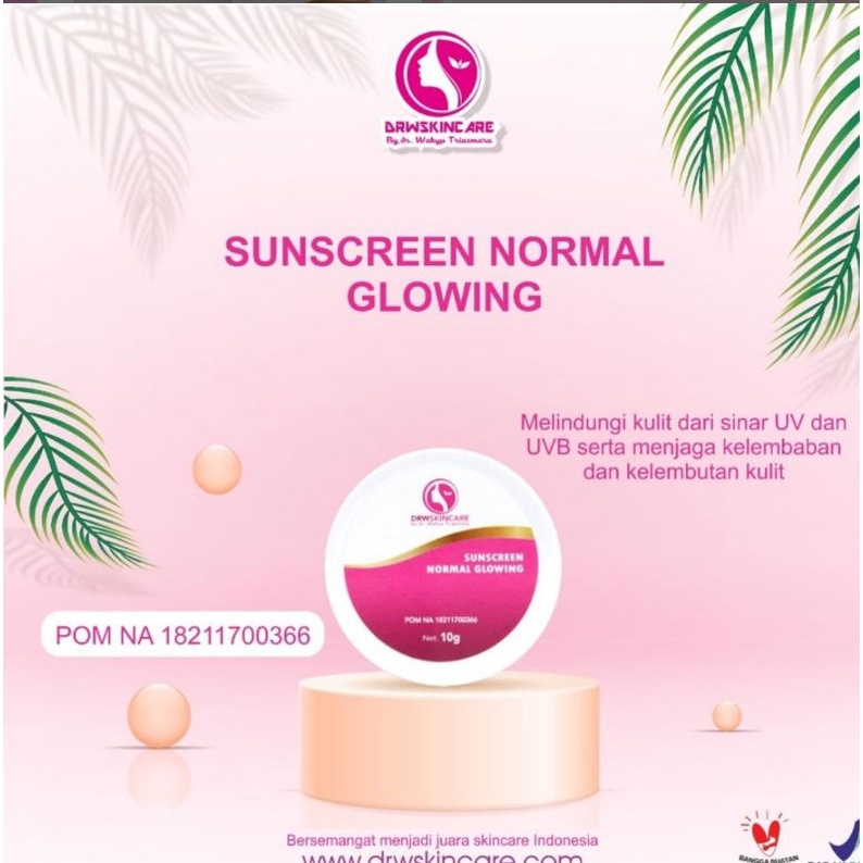 Tabir surya SUNSCREEN NORMAL GLOWING DRW SKINCARE