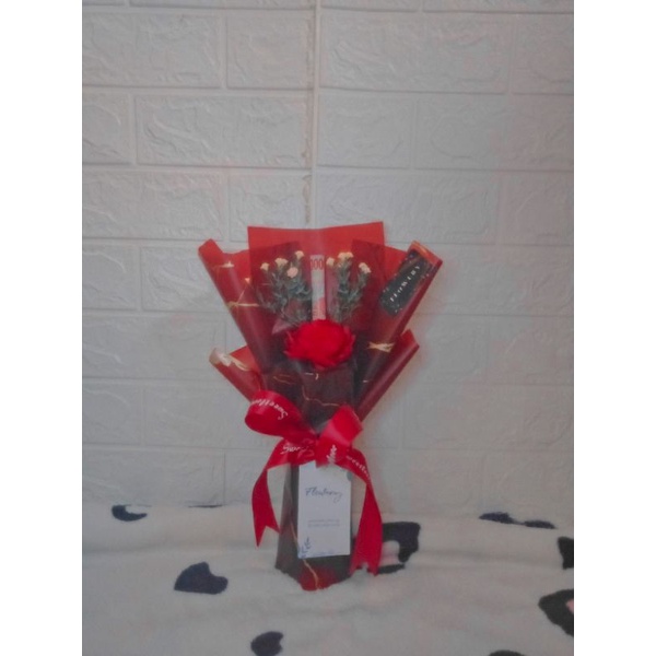 Money surprise bouquet mini 100rb