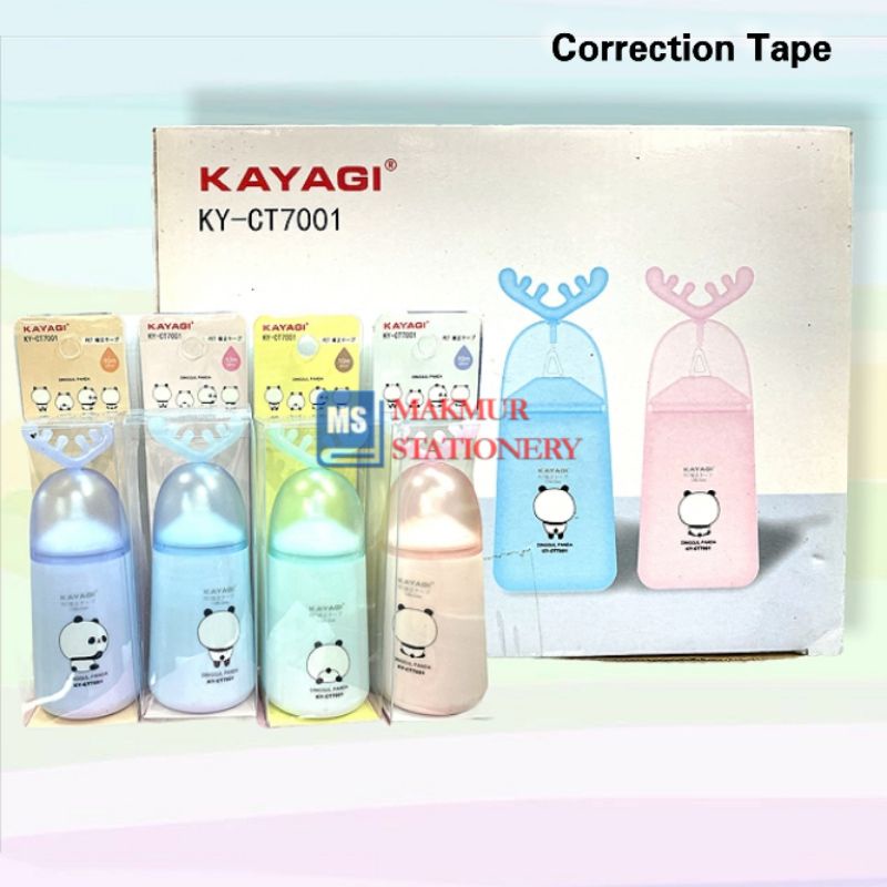 

Correction Tape/Tip X Kertas Kayagi KY CT-7001