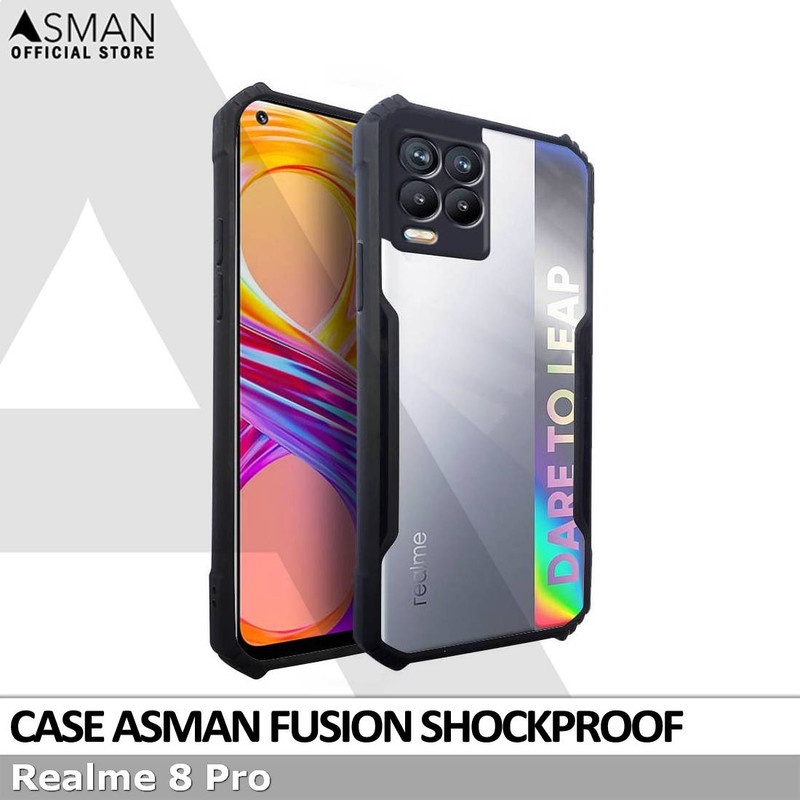 Asman Fusion Realme 8 Pro 4G Case Premium Amor Acrylic