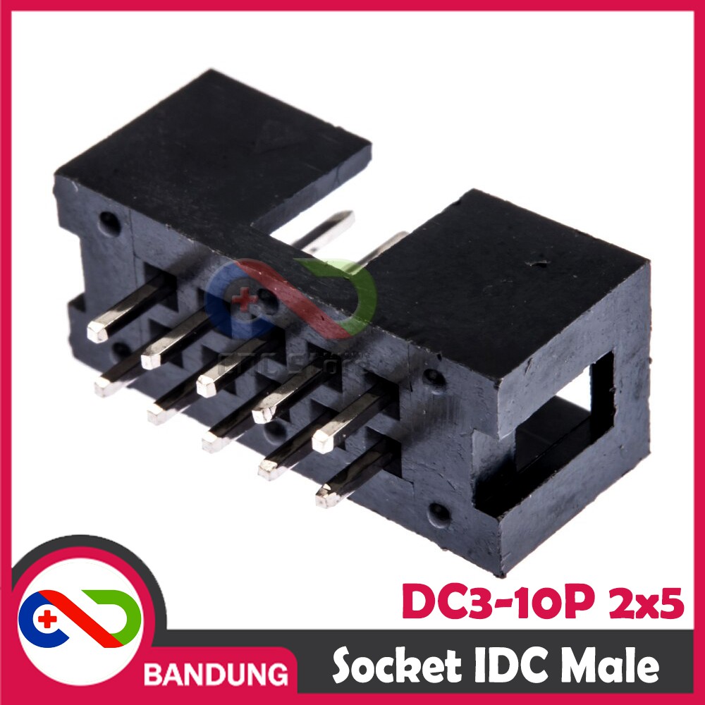 DC3-10P SOCKET SOKET PIN IDC 2x5 10PIN BOX HEADER MALE ISP JTAG