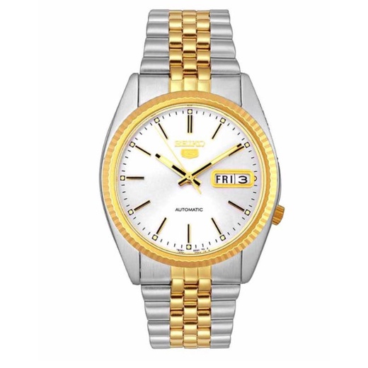 Seiko 5 SNXJ90 Automatic Silver Gold