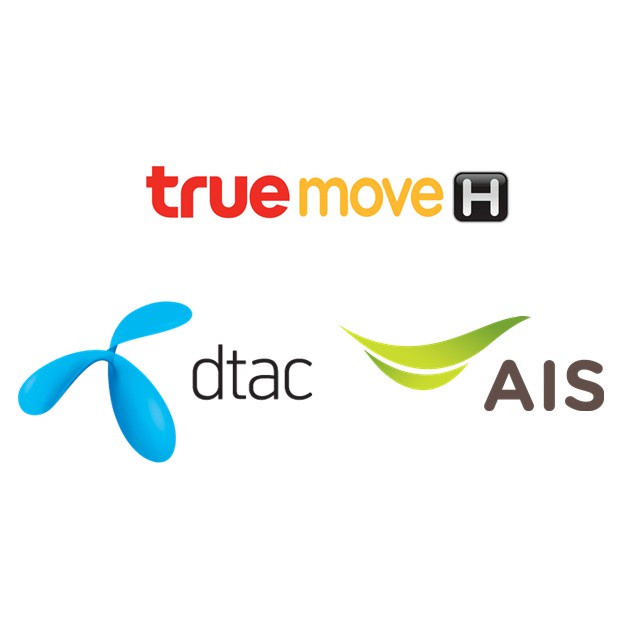 Top Up Pulsa Prepaid Isi Ulang AIS, DTAC, True Move Thailand Reload Nominal 700 THB | 800 THB | 1000