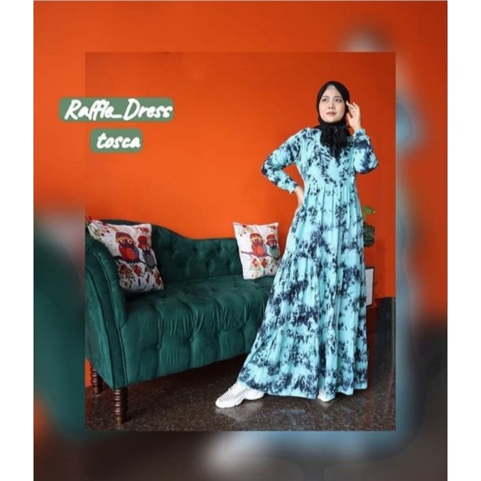 GAMIS TIE DYE / MAXI DRESS / BUSANA MUSLIM