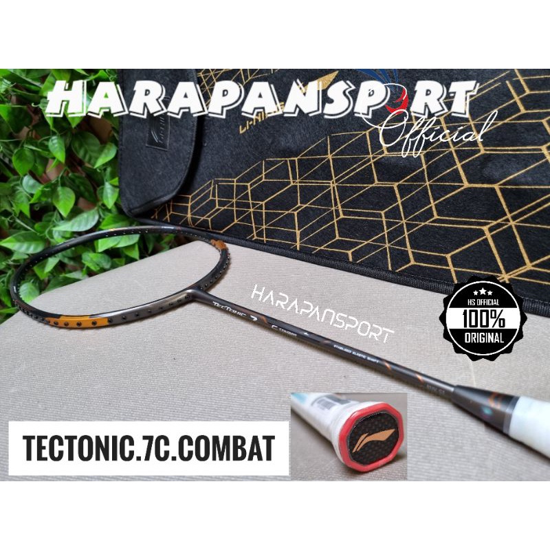 RAKET BADMINTON LINING TECTONIC 7C 7 C COMBAT ORIGINAL 100%